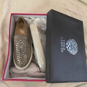 Vince Camuto Platform Leather Sneaker NEW